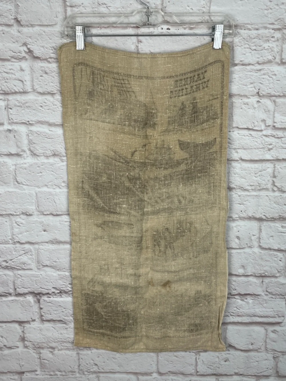 Yankee Whaling‎ Vintage Linen Towel by Warren Boucher
